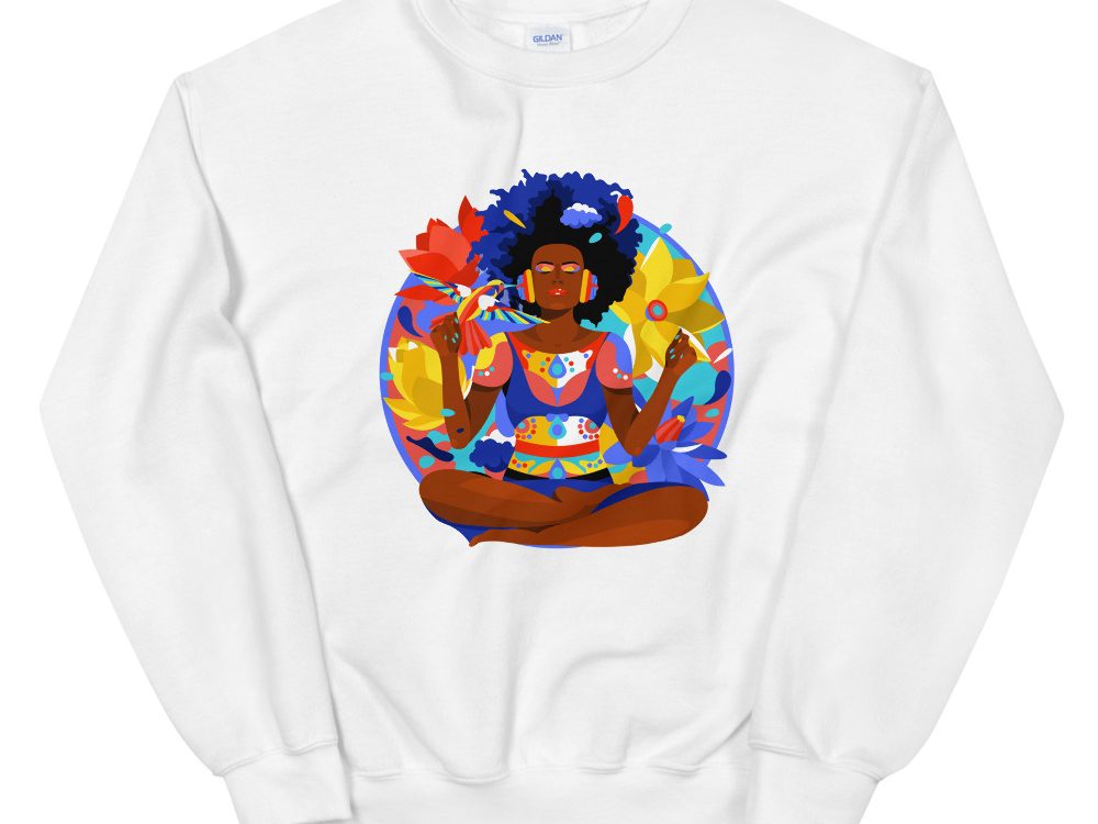 Black Girl Healing & Evolving Unisex Sweatshirt